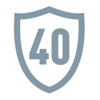 Gwarantowana, 40-letnia gwarancja na materiał