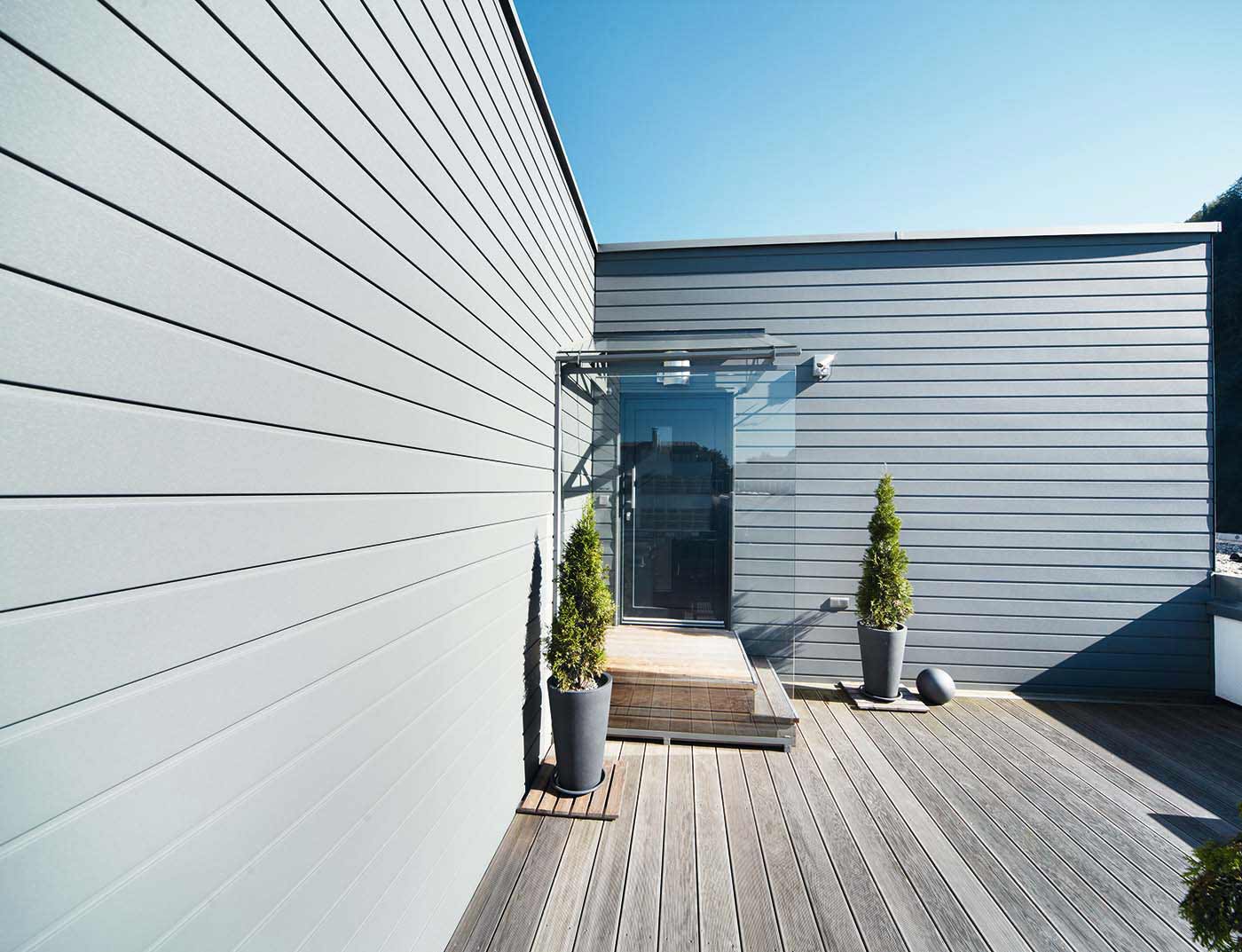 Obiekty referencyjne PREFA Systemy elewacyjne Siding 07 P.10 jasnoszary